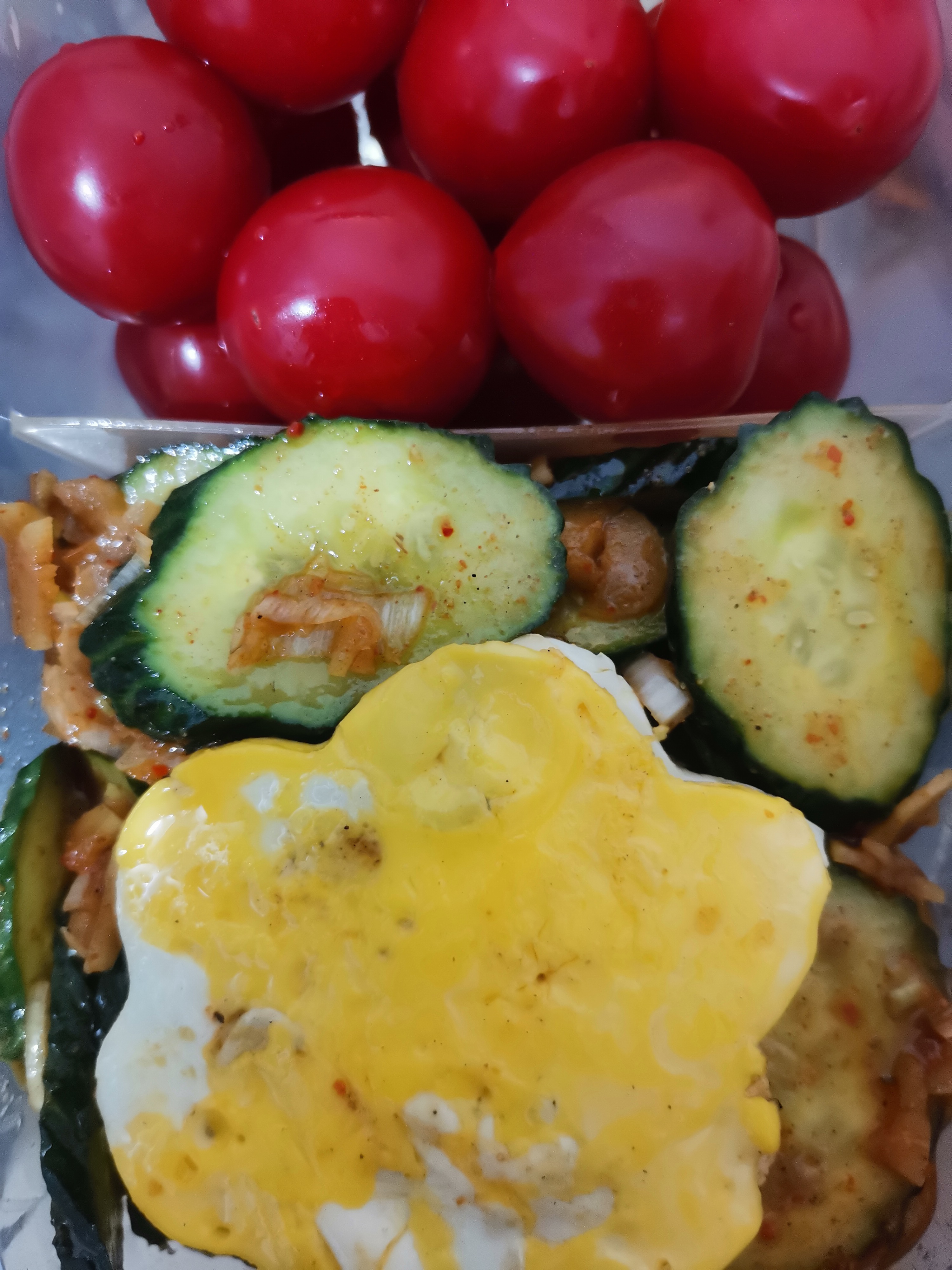 2024 0523 0538 · 东区23 · 减肥午餐 · 煎蛋