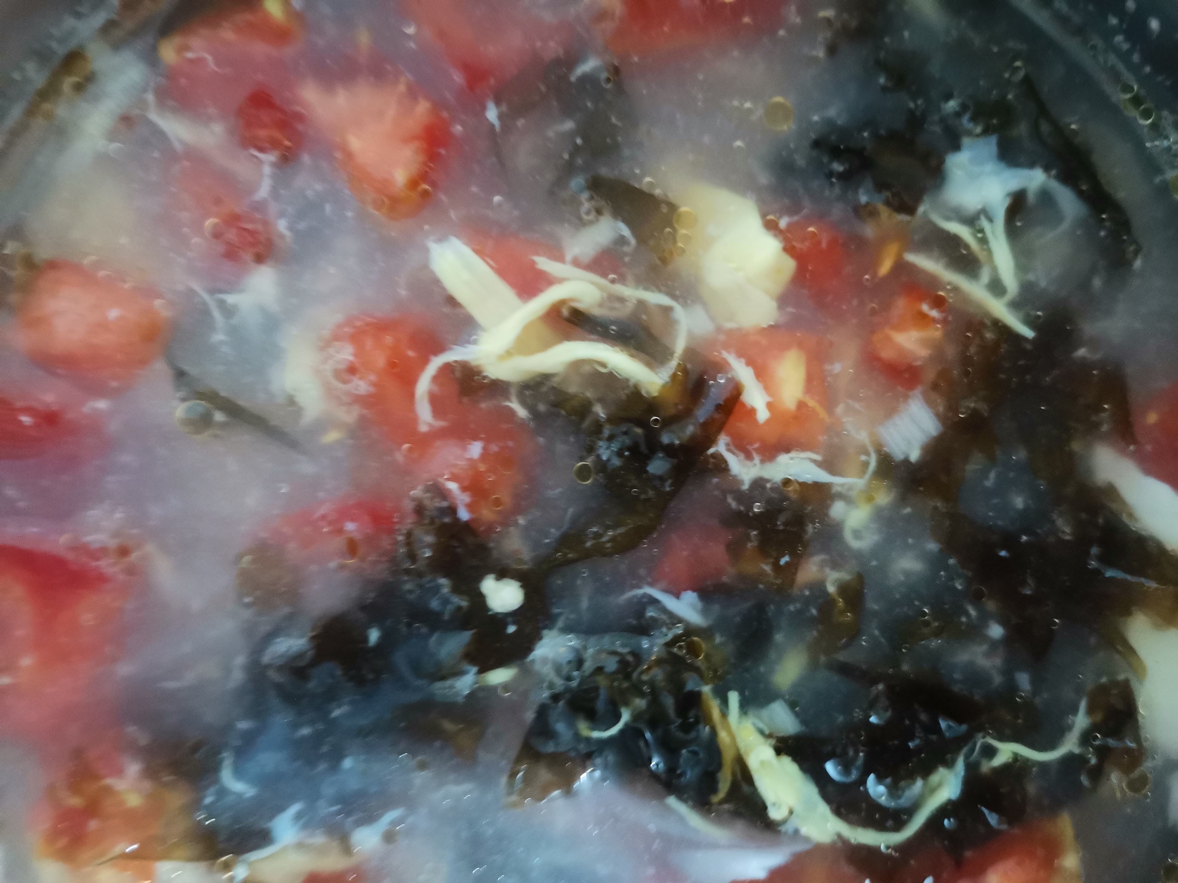 2024 0530 0714 · 东区23 · 减肥早餐 · 紫菜蛋花汤